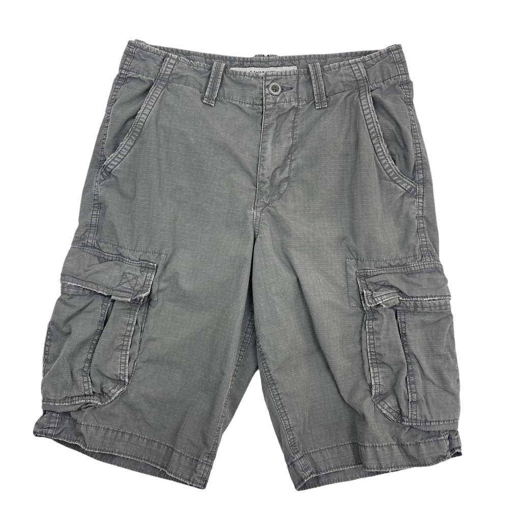 𝅺American Eagle Outfitters Longer Length Cargo Shorts Men’s Size 30 Y2K